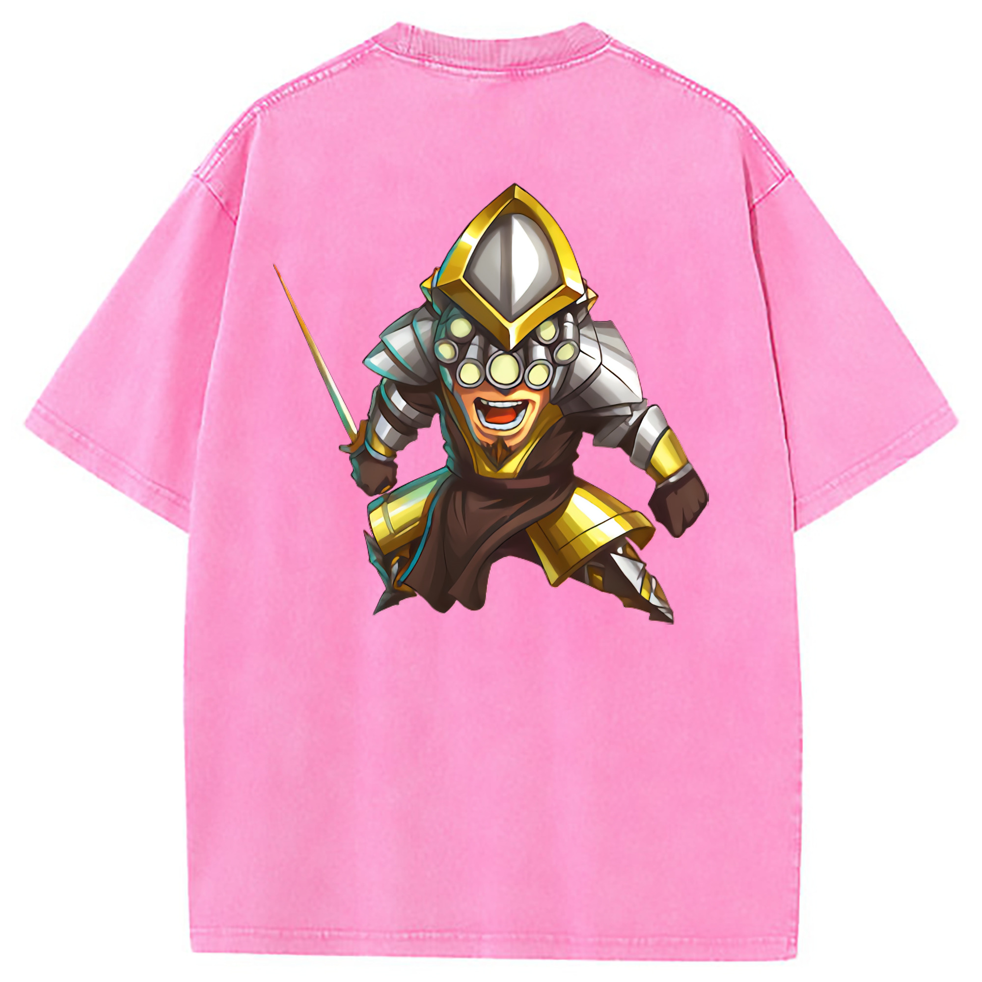 （画像用） リーグ・オブ・レジェンド League of Legends LOL 綿100% ヴィンテージ風 半袖Tシャツ（背面プリント）